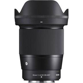 Sigma 16mm f/1.4 DC DN Contemporary Lens with Fujifilm X mount.