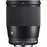Sigma 16mm f/1.4 DC DN Contemporary Lens - Micro Four Thirds - additional product view