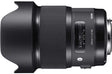 Sigma 20mm f/1.4 DG HSM Art Series lens for Sony E mount