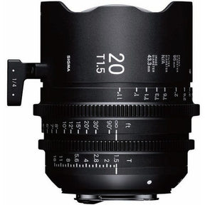 Sigma 20mm T1.5 CINE cine prime lens, Sony E mount