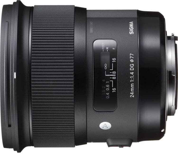 Sigma 24mm f/1.4 DG HSM Art Series lens, Nikon F mount