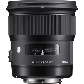 Sigma 24mm f/1.4 DG HSM Art Series wide angle prime lens, Sigma SA mount