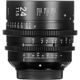 Sigma 24mm T1.5 CINE Lens - Canon EF Fully Luminous Feet - additional product view