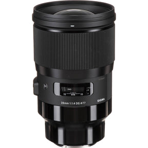 Sigma 28mm f/1.4 DG HSM Art Series Sony E mount standard prime lens