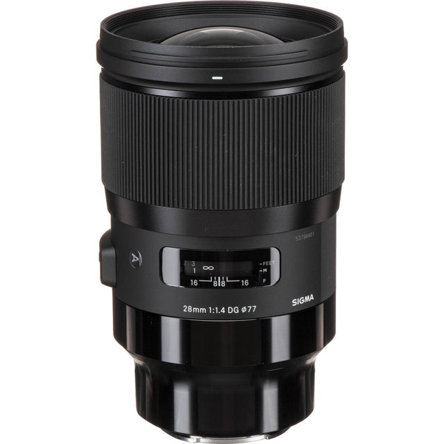 Sigma 28mm f/1.4 DG HSM Art Series Sony E mount standard prime lens