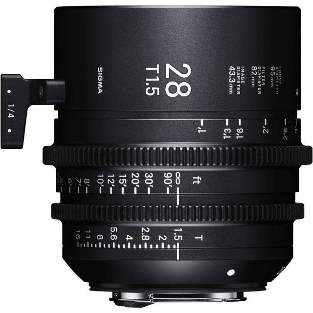 Sigma 28mm T1.5 CINE lens, Canon EF mount