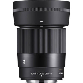 Sigma 30mm f/1.4 DC DN Contemporary Lens with Fujifilm X mount.