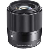 Sigma 30mm f/1.4 DC DN Contemporary standard prime lens, Sony E mount