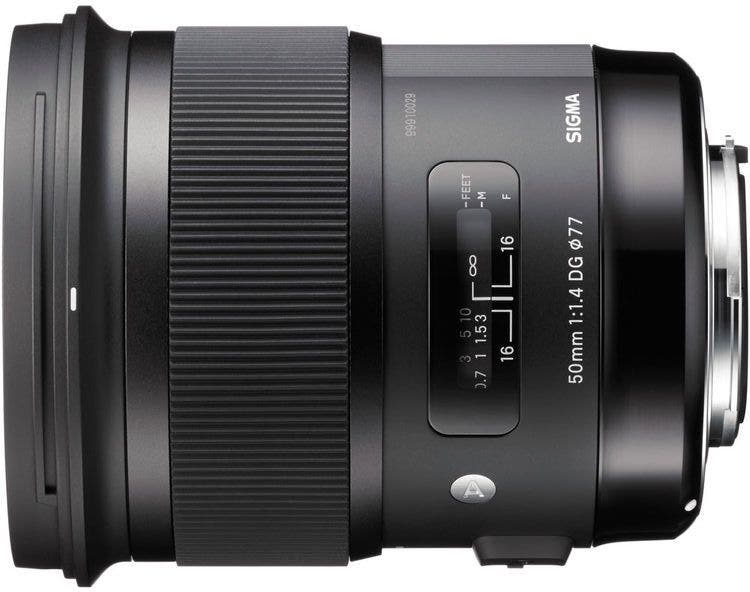 Sigma 50mm f/1.4 DG HSM Art Series lens, Nikon F mount