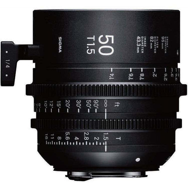 Sigma 50mm T1.5 CINE cine prime lens, Canon EF mount