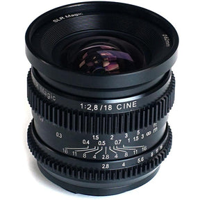 SLR Magic CINE 18mm f2.8 cine prime lens, Sony E mount