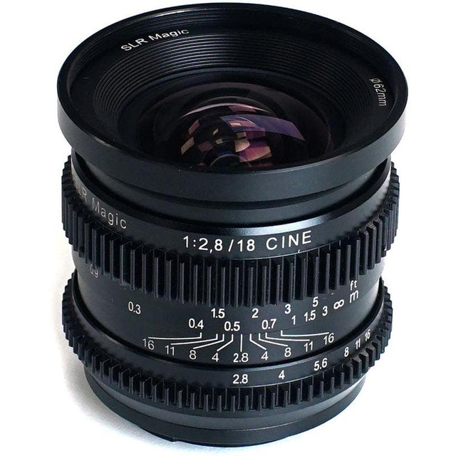 SLR Magic CINE 18mm f2.8 cine prime lens, Sony E mount