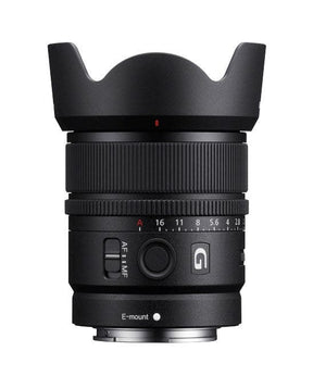 Sony 15mm f/1.4 G wide angle prime lens.