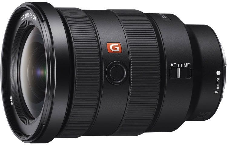 Sony 16-35mm f/2.8 GM wide angle lens