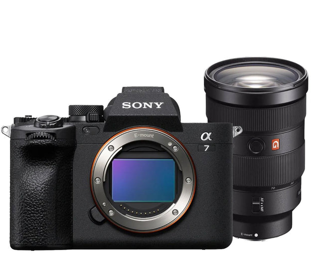 Sony A7 IV camera with 24-70mm f/2.8 G-Master lens