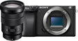 Sony Alpha A6400 black body with 18-105mm f/4 G lens compact system camera