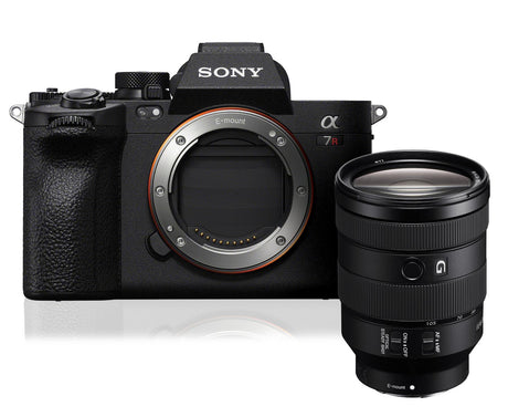 Sony Alpha A7R V camera body with FE 24-105mm f/4 G OSS lens