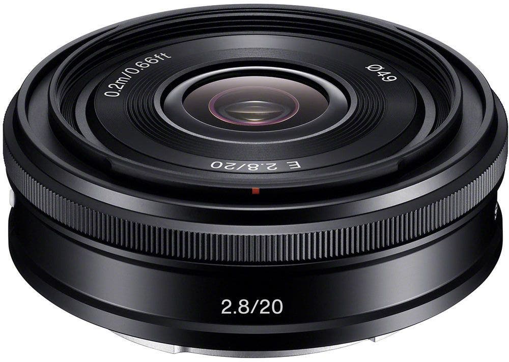 Sony E 20mm f/2.8 Wide Angle Lens, E Mount