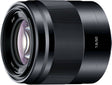 Sony E 50mm f/1.8 Black OSS Portrait Lens, E Mount