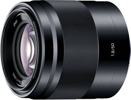 Sony E 50mm f/1.8 Black OSS Portrait Lens, E Mount