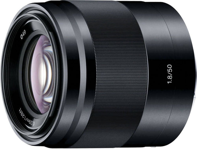 Sony E 50mm f/1.8 Black OSS Portrait Lens, E Mount