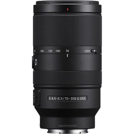 Sony E-Mount 70-350mm f/4.5-6.3 G OSS Super Telephoto Lens - additional product view