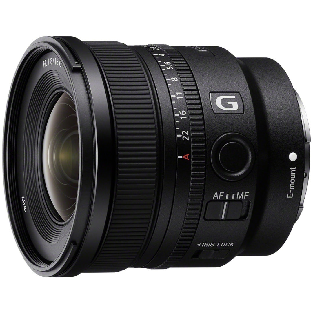 Sony FE 16mm F1.8 G lens