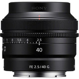 Sony FE 40mm f/2.5 G Full Frame Lens - additional product view