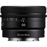 Sony FE 50mm f/2.5 G Full Frame Lens - additional product view