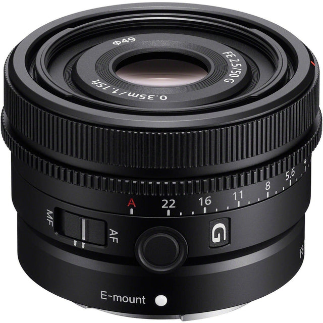 Sony FE 50mm f/2.5 G full frame standard prime lens