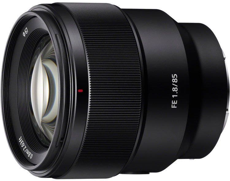 Sony FE 85mm f/1.8 lens, Sony E mount
