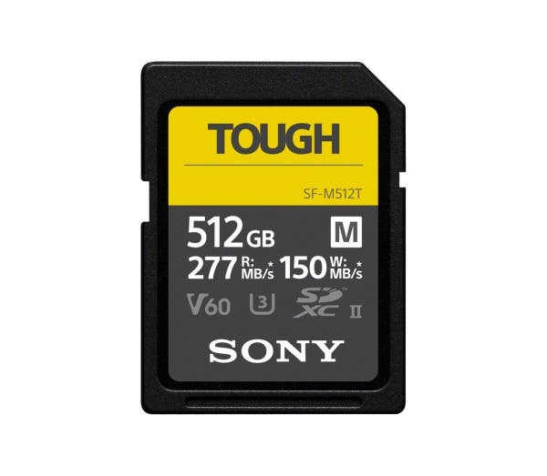 Sony SF-M Series Tough 512GB SDXC memory card