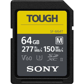 Sony SF-M Series Tough 64GB SDXC UHS-II V60 memory card