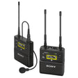 Sony UWPD21 lavalier wireless microphone system.