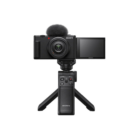 Sony ZV-1F Black Digital Vlog Camera w/Sony GPVPT2BT Bluetooth Shooting Grip-Black - additional product view