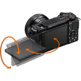 Sony ZV-E10 Black with 16-50mm f/3.5-5.6 OSS II Lens Compact System Camera - additional product view
