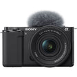 Sony ZV-E10 compact system camera in black with 16-50mm lens