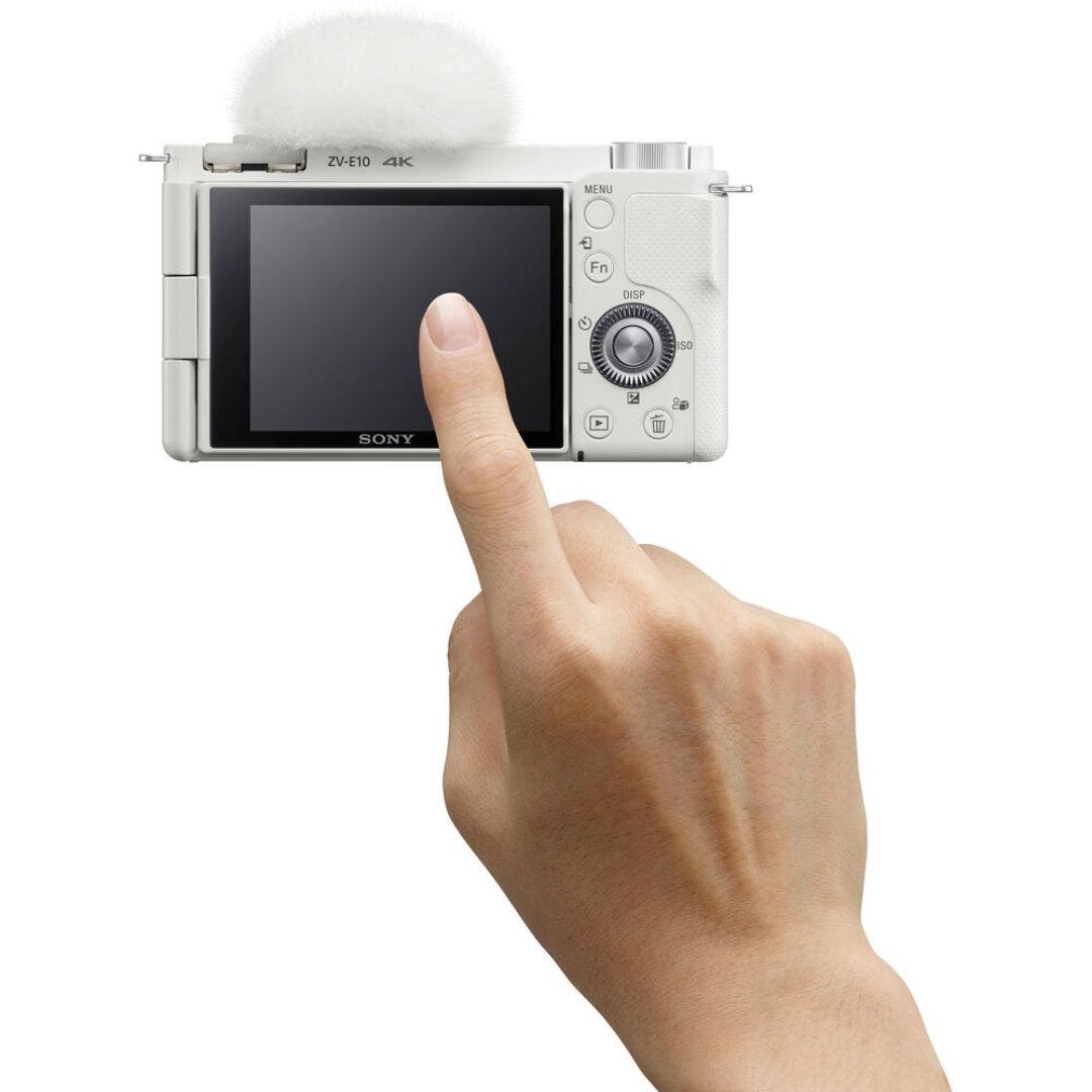 Sony ZV-E10 White with 16-50mm f/3.5-5.6 OSS II Lens Compact System Camera - additional product view