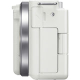 Sony ZV-E10 White with 16-50mm f/3.5-5.6 OSS II Lens Compact System Camera - additional product view
