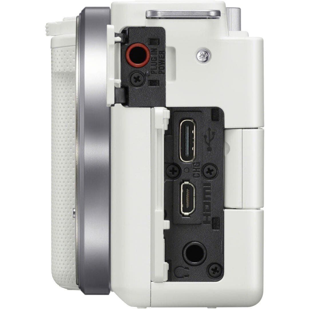 Sony ZV-E10 White with 16-50mm f/3.5-5.6 OSS II Lens Compact System Camera - additional product view