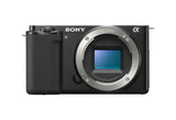Sony ZVE10 Black Body w/16-50 mm f/3.5-5.6 Lens Compact System Camera - additional product view