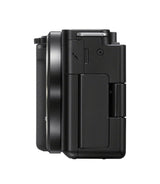 Sony ZVE10 Black Body w/16-50 mm f/3.5-5.6 Lens Compact System Camera - additional product view