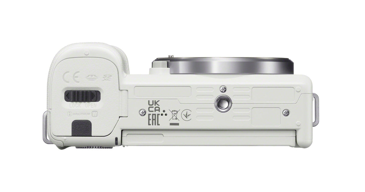 Sony ZVE10 White Body Compact System Camera - additional product view