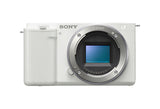 Sony ZVE10 White Body compact system camera