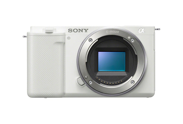 Sony ZVE10 White Body compact system camera