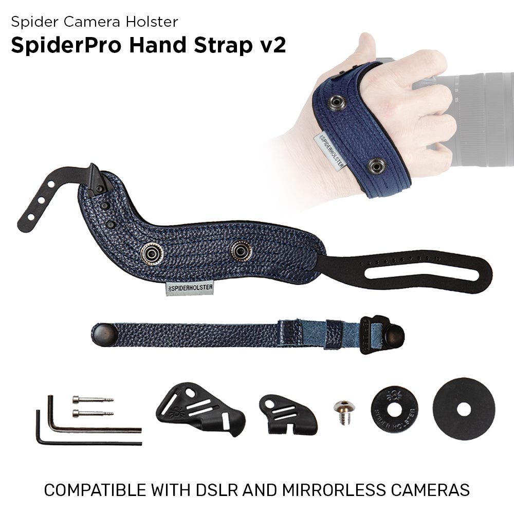 Spider Camera Holster SpiderPro Hand Strap V2 - Dark Blue - additional product view