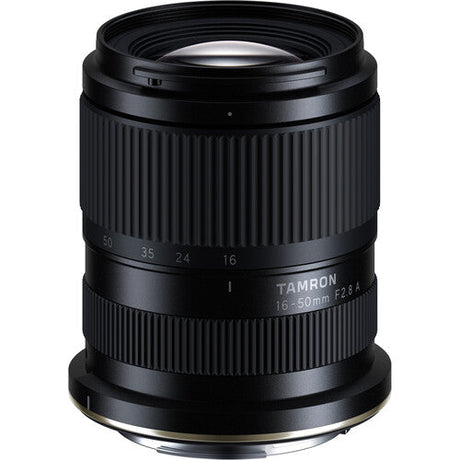 Tamron 16-50mm f/2.8 A zoom lens for Canon RF, black, with Tamron branding