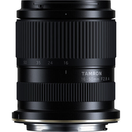 Tamron 16-50mm f/2.8 A zoom lens for Canon RF, black, with Tamron branding
