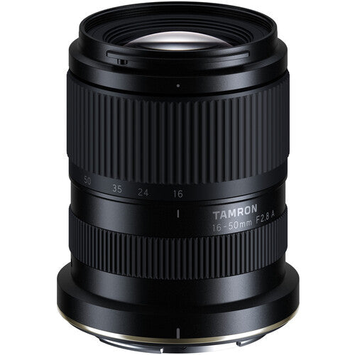 Tamron 16-50mm f/2.8 A zoom lens for Nikon Z, black, with Tamron branding