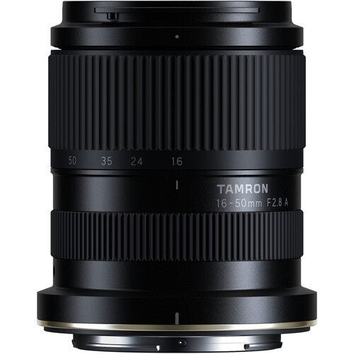 Tamron 16-50mm f/2.8 A zoom lens for Nikon Z, black, with Tamron branding